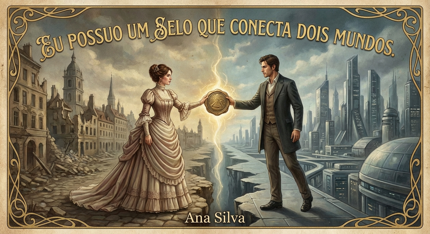 Eu possuo um selo que conecta dois mundos.