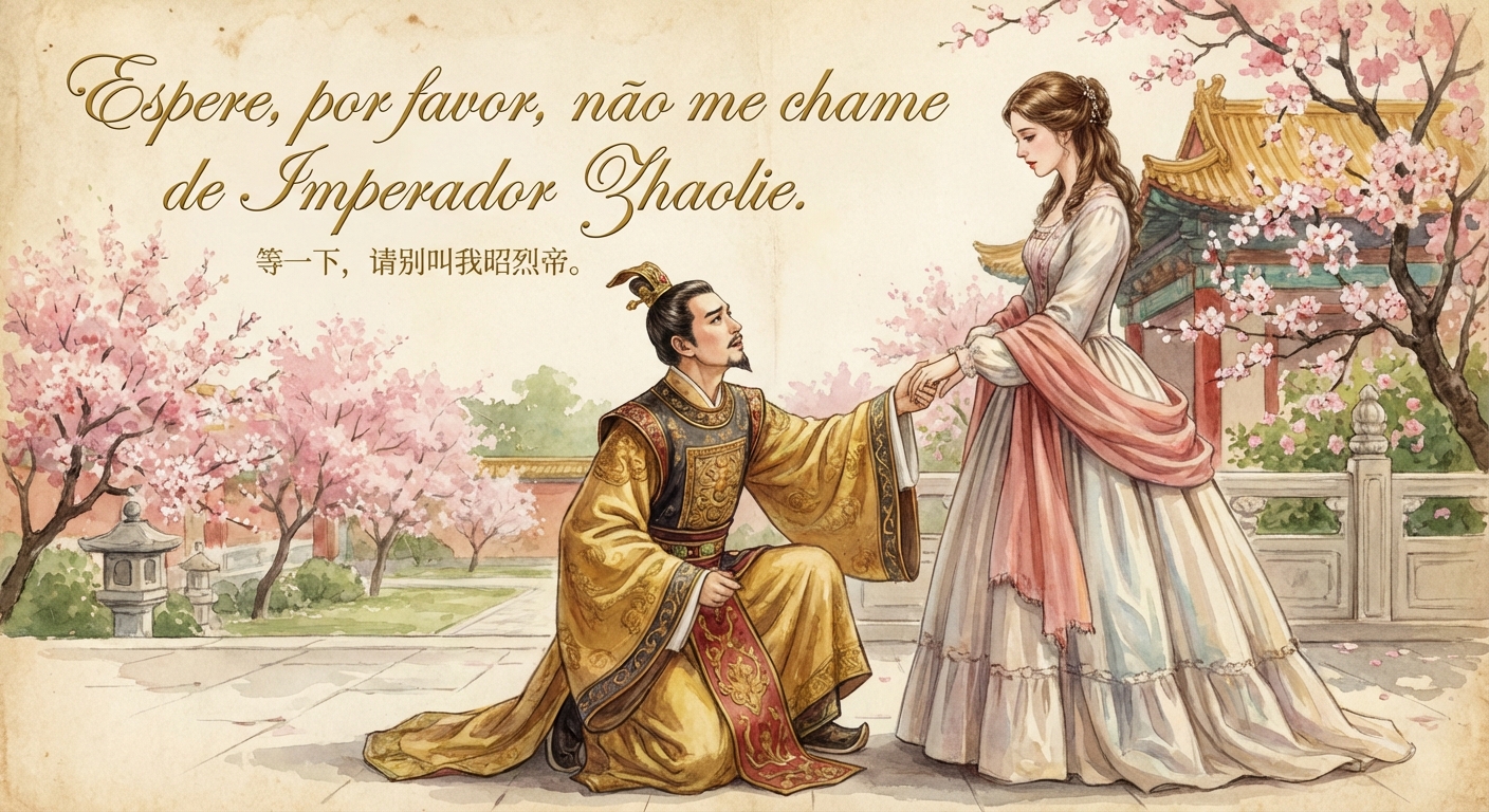 Espere, por favor, não me chame de Imperador Zhaolie.